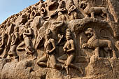 Mamallapuram - Tamil Nadu. The Arjuna's Penance.